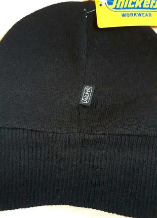 Вязаная черная шапка на флисе германия one size4 фото