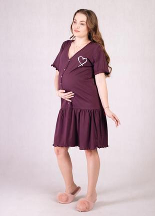 Жіноча сукня для вагітних та годуючих 4 кольори рр 44-541 фото