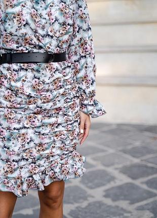 Милое цветочное платье 3