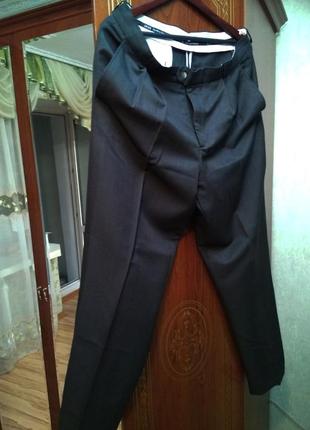 Стильные брендовые мужские брюки мелкая полоска, размер 52-541 фото