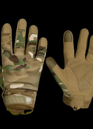 Camotec тактичні рукавички tac 2.0 multicam, військові рукавички мультикам, чоловічі тактичні рукавички літні