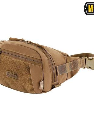 M-tac сумка companion bag small dark coyote, тактична сумка койот, чоловіча сумка через плече повсякденна