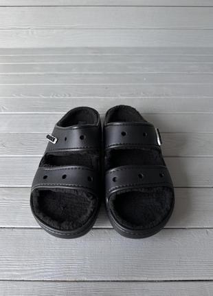 Crocs шлепанцы тапки тапочки шлепки утепленные2 фото