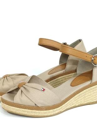 Женские босоножки эспадрильи tommy hilfiger iconic elba sandal оригинал2 фото