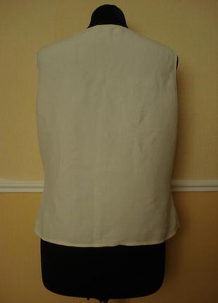 Летняя кофточка шелковая блузка без рукавов большого размера 18(xxxl)3 фото