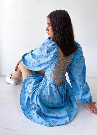 Плаття сарафан зі шнурівкою9 фото