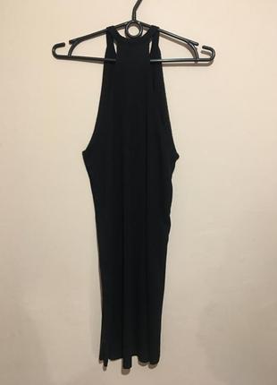 Платье в рубчик h&m ribbed jersey dress - s-m10 фото