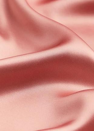 Юбка атласная для женщины h&m 1105773-004 s розовый3 фото