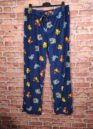Пижамные флисовые брюки pokémon пижама