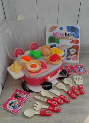 Набір кухня для дітей дитяча кухня набір посуду4 фото