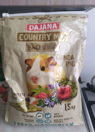 Корм преміум dajana для морських свинок, 1,5 кг