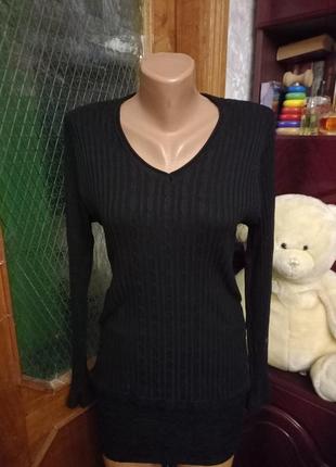 Фирменый свитшот в рубчик