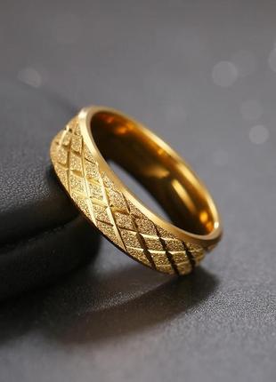 Кольцо из нержавеющей стали. обручальные, золото. размер 7, 9, 101 фото