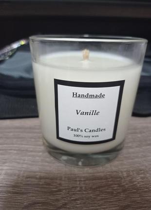 Арома свечи habdmade ваниль,кокос paul's candles