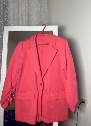 Піджак рожевий1 фото