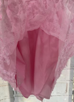 Сукня гарна святкова рожева h&m р.1284 фото