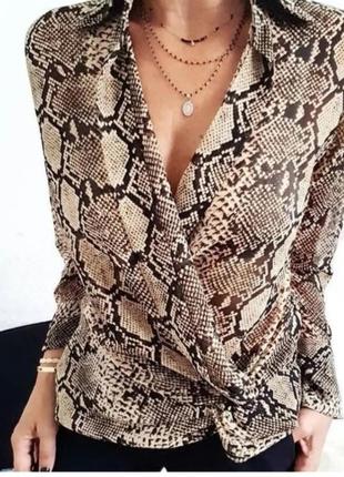 Шикарна блуза, сорочка, туніка zara2 фото