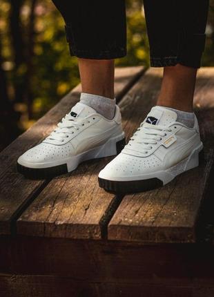 Кеди puma basket cali білий колір шкіряні (36-40)6 фото