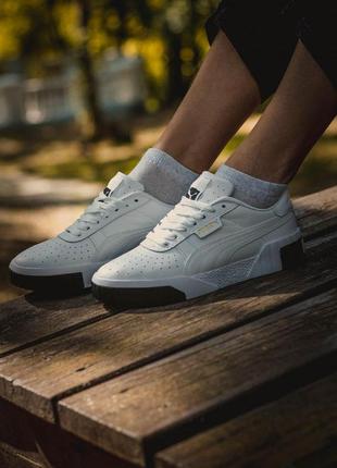 Кеди puma basket cali білий колір шкіряні (36-40)8 фото