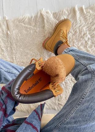 Ботинки timberland 6 inch premium yellow черевики4 фото