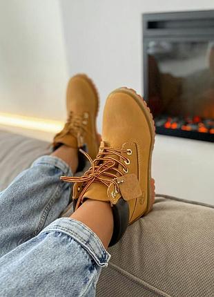 Черевики timberland 6 inch premium yellow черевики7 фото