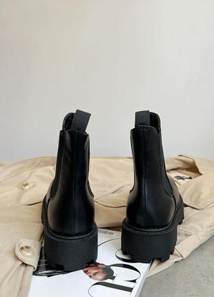 Черные ботинки челси4 фото