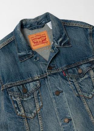 Levis vintage trucker selvedge denim jacket мужская куртка2 фото