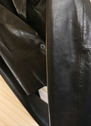 Новий укорочений шкіряний піджак жакет zara, натуральна шкіра10 фото