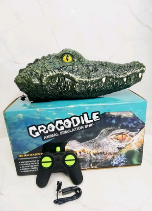 Крокодил на радіокеруванні crocodile rc човен іграшка5 фото