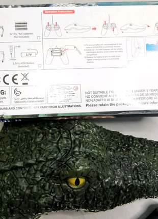 Крокодил на радіокеруванні crocodile rc човен іграшка6 фото