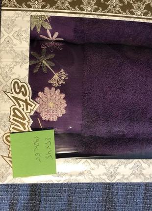 Махровые полотенца набор 3 шт2 фото