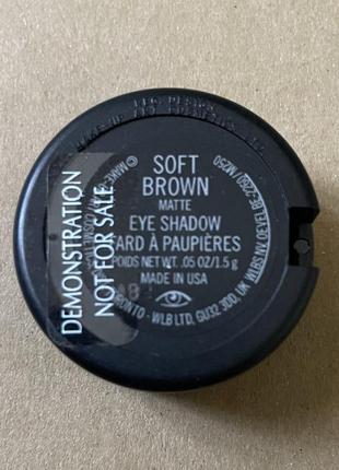 Mac eyeshadow тени для век, soft brown matte 1,5g3 фото