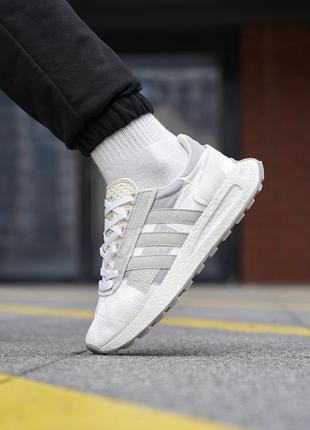 Мужские кроссовки аdidas originals retropy white1 фото