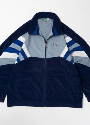 Diadora vintage velour track jacket чоловіча куртка