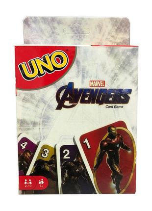 Настольная игра карты uno уно мстители avengers1 фото