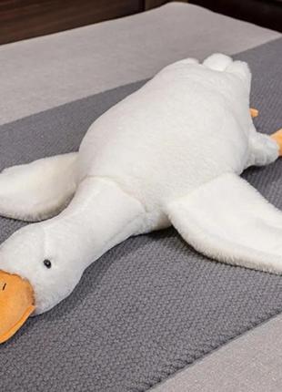 Мяка іграшка подушка гусь обнімусь 130см