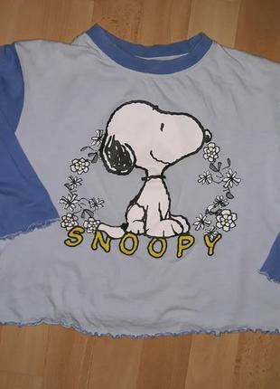 Лонгслив snoopy , футболка с длинным рукавом disney