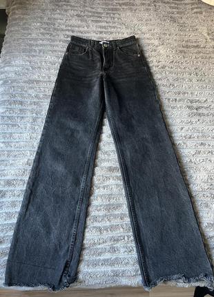 Zara джинсы высокая посадка палаццо1 фото