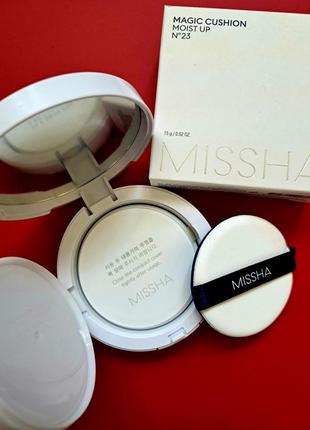 Увлажняющий кушон missha magic cushion moist up spf50+/pa+++, 15г1 фото