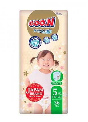 Трусики-підгузки goo.n premium soft (xl, 12-17 кг, 36 шт)