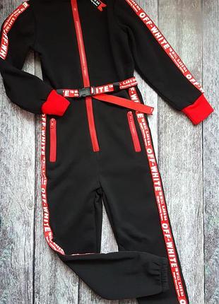 Теплый комбинезон, костюм на девочку