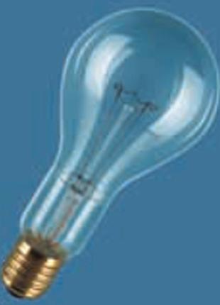 Лампа розжарювання стандартна 200w 220v cl е27 прозора1 фото