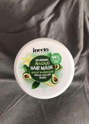 Маска для волосся inecto avocado mask / маска з олією авокадо