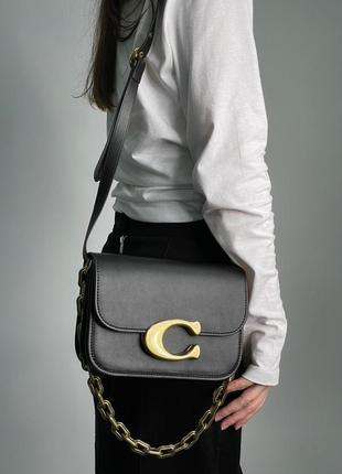 Сумка coach idol bag black/gold