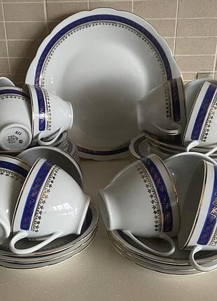 Чайный сервиз на шесть персон польша «cmielow»