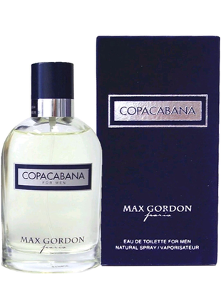 "copacabana" max gordon 100 ml чоловіча туалетна вода копакабана