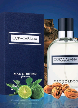 "copacabana" max gordon 100 ml чоловіча туалетна вода копакабана3 фото