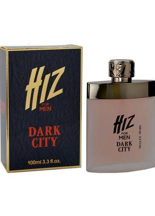 Туалетна вода для чоловіків hiz dark city 100 ml