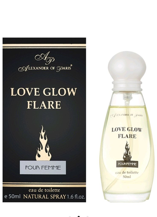 Love glow flare туалетна вода aroma parfume alexander of paris