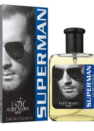 Два одеколони "superman" чоловічий аромат 90 ml